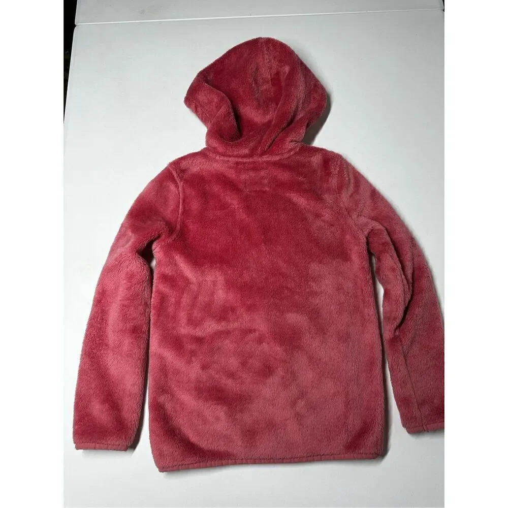 OshKosh B'gosh Girls Long Sleeve Hooded Jacket Fleece Size 8